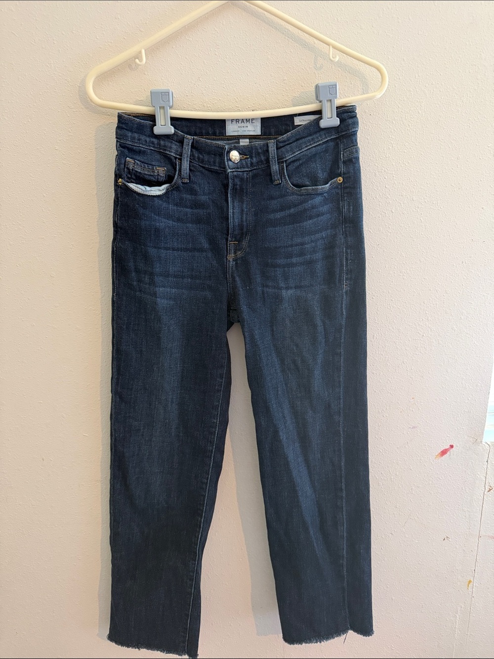 Frame Denim Indigo Straight Leg Women’s Jeans